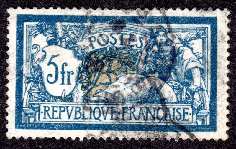 France, Scott # 130, used, 2013 CAT = $ 5.00 Lot 220329 -01