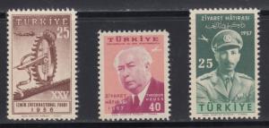 Turkey   #c1-56   mnh   cat $173.00 - complete airmail set