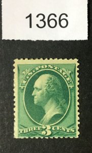 MOMEN: US STAMPS #184 MINT OG H  LOT #1366