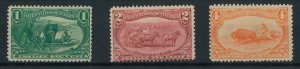 UNITED STATES 1898 Trans-Mississippi Exposition 1c green, 2c copper - 11986