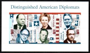 US #4076 American Diplomats, VF OG NH, Fresh Sheet!