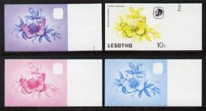 Lesotho 1984 Butterflies Suffused Acraea 10s value x 4 im...