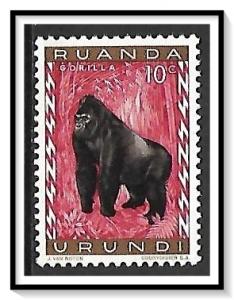 Ruanda-Urundi #137 Mountain Gorilla MNH