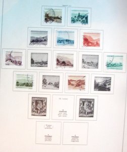 Liechtenstein Collection on Schaubek pages over $1000 Cat Value.  mint 94-107.