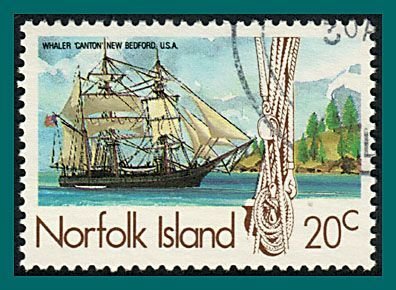 Norfolk Island 1985 Ships 2, 20c used #358,SG361