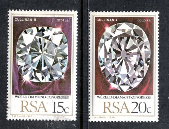 SOUTH AFRICA 534-535 MNH VF Diamonds  Complete set