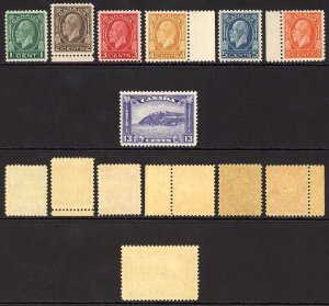 Canada SG319/25 1932 Set very Fine U/M (MNH) Unitrade Cat 425