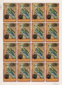 Timor (Ocussi-Ambeno) 1991 Halley's Comet-Concorde-Bird Mini-Sheetlet (1...