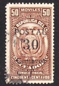 Ecuador Scott 416a without bars F to VF used.  FREE...