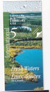 CANADA FRESH WATERS OF CANADA BOOKLET POST OFFICE FRESH UNDER FACE VALUE