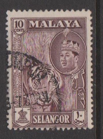 Malaya Selangor Sc#119 Used