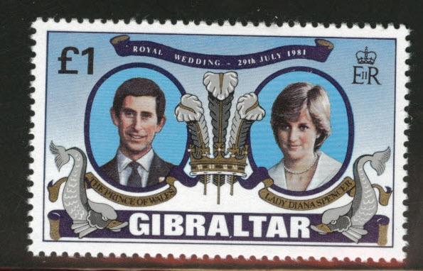 Gibraltar Scott 406 MNH** 1