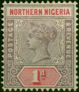 Northern Nigeria 1900 1d Dull Mauve & Carmine SG2 Fine MM