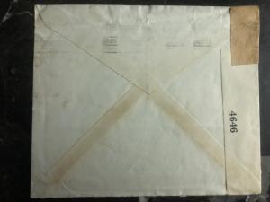 1942 Habana Cuba Censored Advertising Airmail cover to Brooklyn NY USA