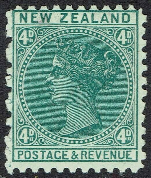 NEW ZEALAND 1882 QV 4D PERF 11