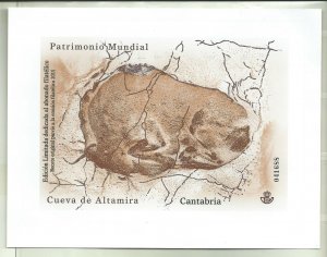 2015 Calcographic Proof Issued by Spanish Correos,limited edition Altamira