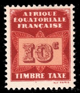 French Equatorial Africa #J2  MNH - 10c Postage Due (1937)