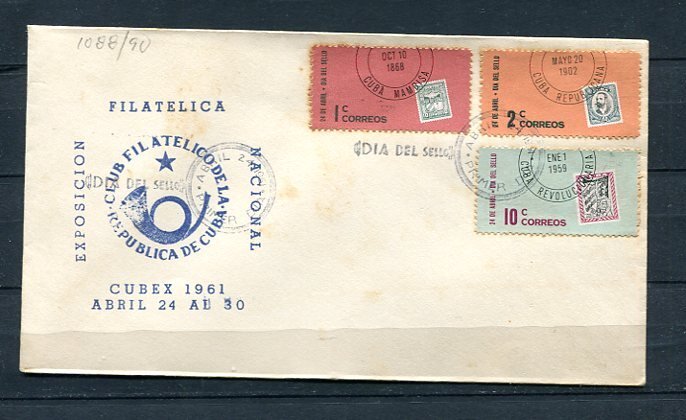 Cuba 1961 Cover Special cancel  Exposition Philately 10450