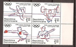 Dominican Republic - 1984 - Mi. 1427-30 (Olympics) - MNH - BG082