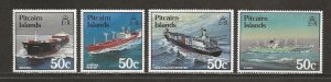 Pitcairn Islands Scott catalog 281-284 Unused HR