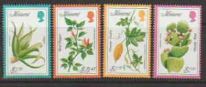 Montserrat SG 1061 - 1064 set of 4  MVLH -Plants