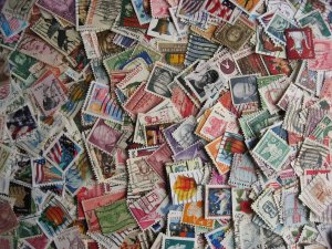 Hoard breakup mixture 400 mostly different USA! Duplicates & mixed condition.