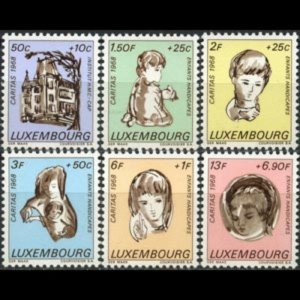 LUXEMBOURG 1968 - Scott# B264-9 Handicapped Set of 6 NH