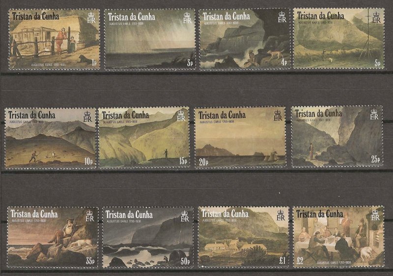 TRISTAN DA CUNHA 1988 SG 461/472 MNH