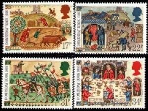 Great Britain #1145-48 F-VF Mint NH ** Domesday Book