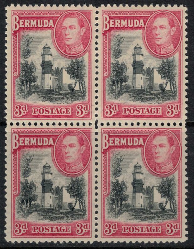 Bermuda #121* NH Block of 4  CV $64.00+