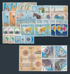 [112069] Saudi Arabia 1990 Complete year set Without flower sheets MNH