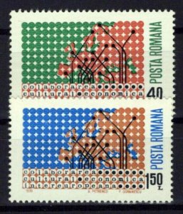 Romania 2165-2166 MNH Map of Europe Economic Cooperation ZAYIX 0624S0380