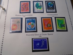 United Nations New York  #  368-73 1 390-91   MNH  Year  1982