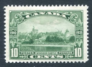 Canada 1935, Silver Jubilee. 10c green. Mint Hinged. SG339.