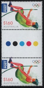 Australia 2012 MNH Sc 3729 $1.60 Pole Vault London Summer Olympics Gutter