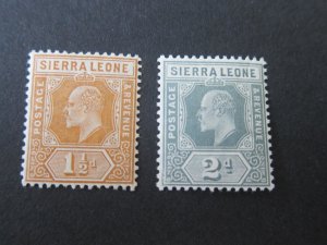 Sierra Leone 1907 92-93 MH