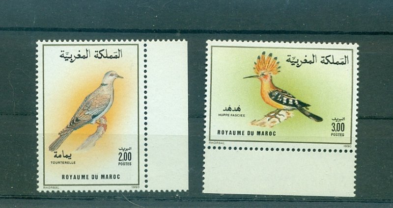 Morocco - Sc# 693-4. 1989 Birds. MNH $1.70.