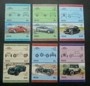 Nevis Classic Cars 1983 Vintage Old Time Automobile Transport (stamp) MNH