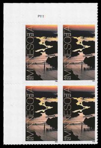 PCBstamps   US #4266 PB $1.68(4x42c)Minnesota Statehood, MNH, (PB-1b)