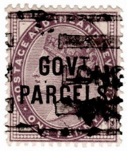 (I.B) QV Postal : Government Parcels 1d (SG 069)