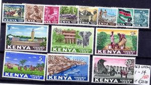 Kenya 1963 Independence Set SG1/14 Mint MNH X6615