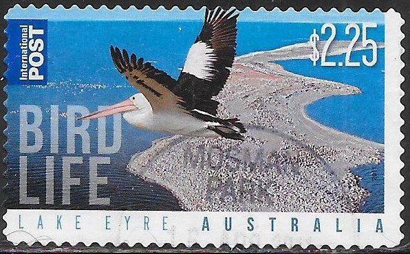 Australia 3444 Used - Lake Eyre - Bird Life