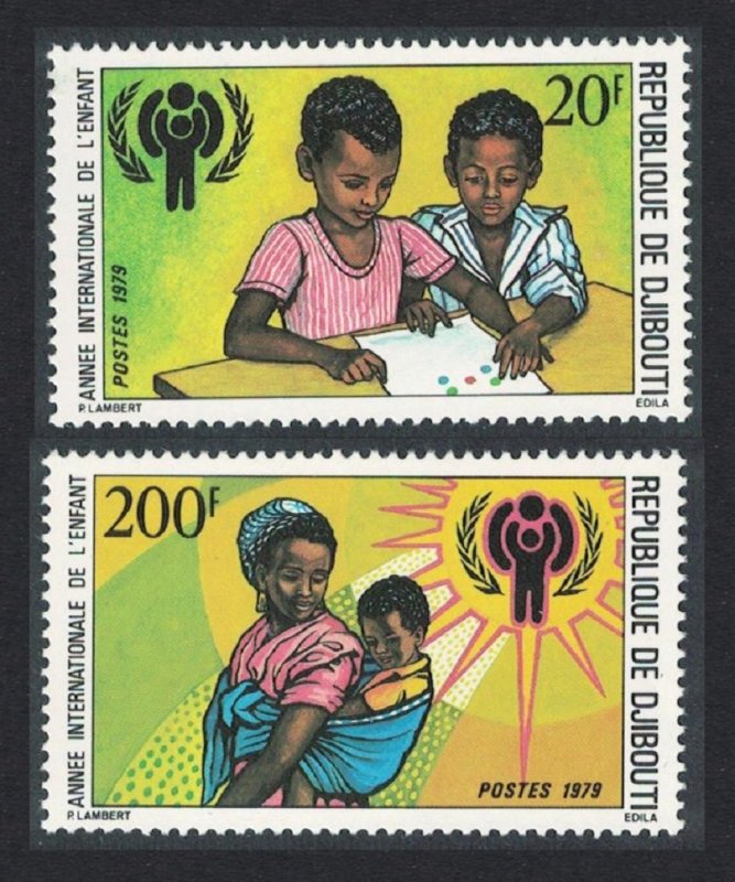 Djibouti Intl Year of the Child 2v 1979 MNH SG#753-754