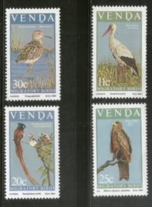 Venda 1984 Migratory Birds flycatcher Wildlife Fauna Animal Sc 108-11 MNH # 2907