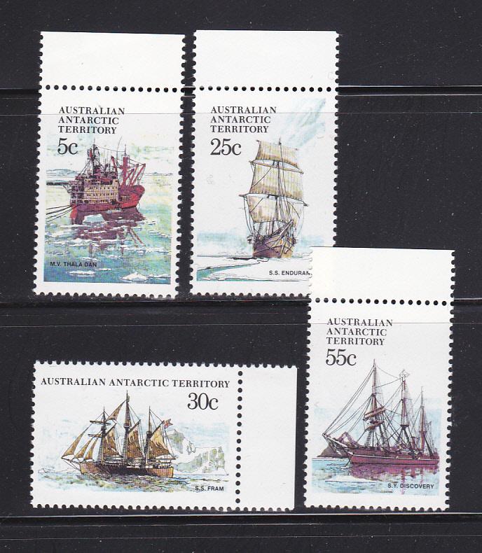 Australian Antarctic Territory L39, L45-L46, L51 MNH Ships