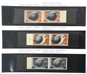 {BJ Stamps} RUSSIA, 1392-3a, variety collection, double print, etc.MNH. CV $5000