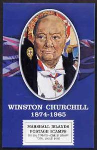 Booklet - Marshall Islands 2000 Winston Churchill $6.60 b...