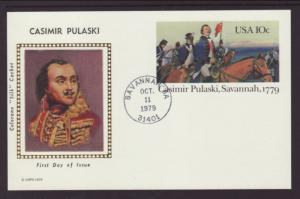 US UX79 Casimir Pulaski Colorano U/A FDC