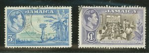 Jamaica #140-141 Used Multiple (King)