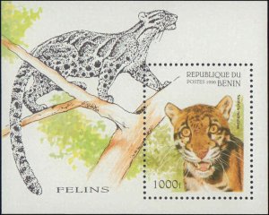 Benin #843-849, Complete Set(7), 1996, Big Cats, Never Hinged